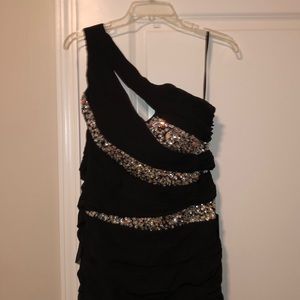 Black formal dress